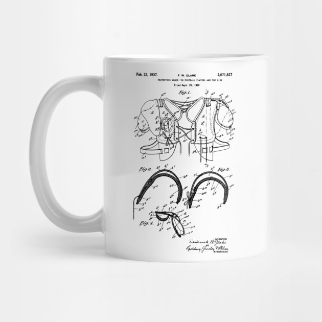 American Football Shoulder Pad Patent by GoshaDron